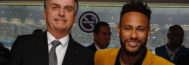 Neymar reçoit le soutien de Bolsonaro et du gouvernement brésilien