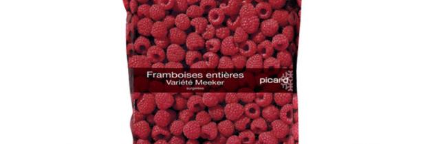 Picard : Avis de rappel pour des framboises surgelées suspectées de présenter un norovirus