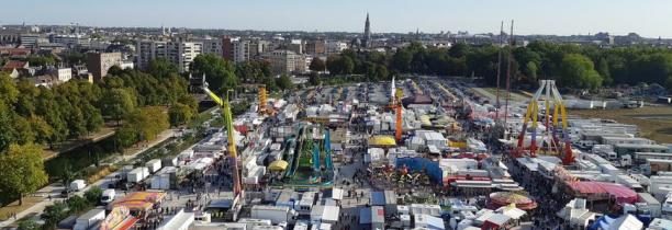 Une friteuse prend feu à la foire aux manèges de Lille