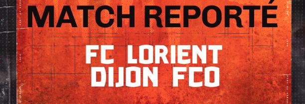 Le match FC Lorient - Dijon FCO reporté pour de nombreux cas de covid-19 à Lorient