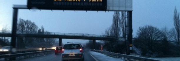 Le point sur les routes avec la neige sur l'A1, l'A25 et l'A26