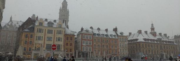 La neige s'installe dans le Nord et le Pas-de-Calais