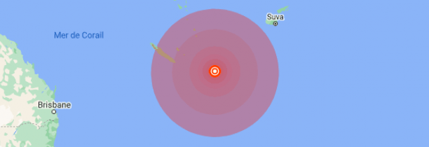 Un séisme de magnitude 7,7 s'est produit au large de la Nouvelle-Calédonie