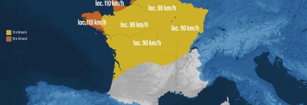 Encore un fort coup de vent annoncé sur la région