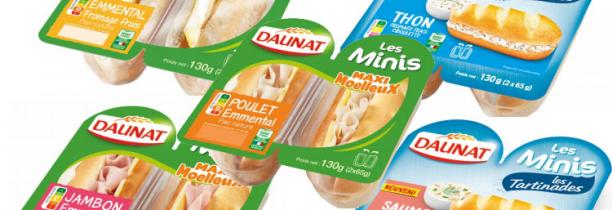 Rappel de produit pour des mini-sandwichs Daunat