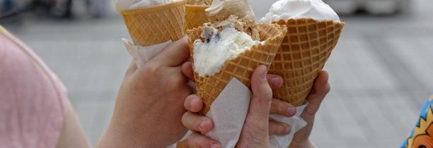 Les français ont mangé + de glaces l'année dernière !