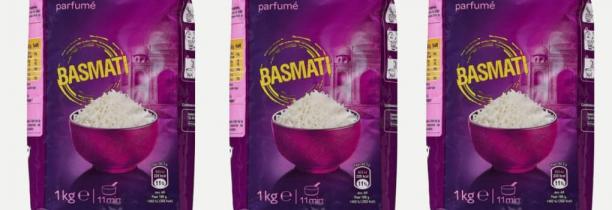 Carrefour rappelle des lots de riz basmati en raison de la présence de toxines