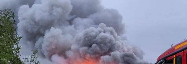 Aniche : Les pompiers mobilisés pour un feu de ferrailles