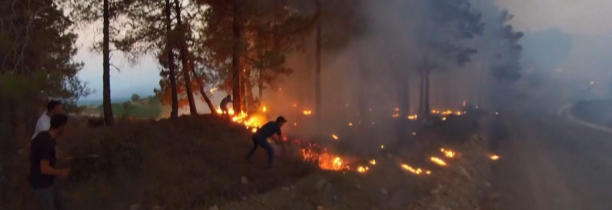 Le nord du Maroc touché à son tour par de violents incendies