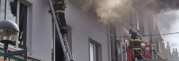 Lille : Incendie rue Garibaldi - 9 personnes sauvées des flammes