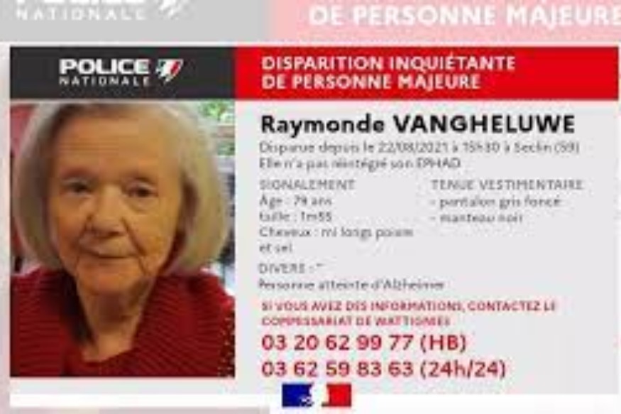 Raymonde toujours introuvable - sa famille lance un appel