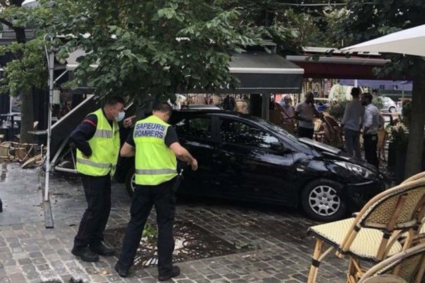 Une voiture a foncé sur deux terrasses de restaurants faisant plusieurs blessés dont au moins deux graves