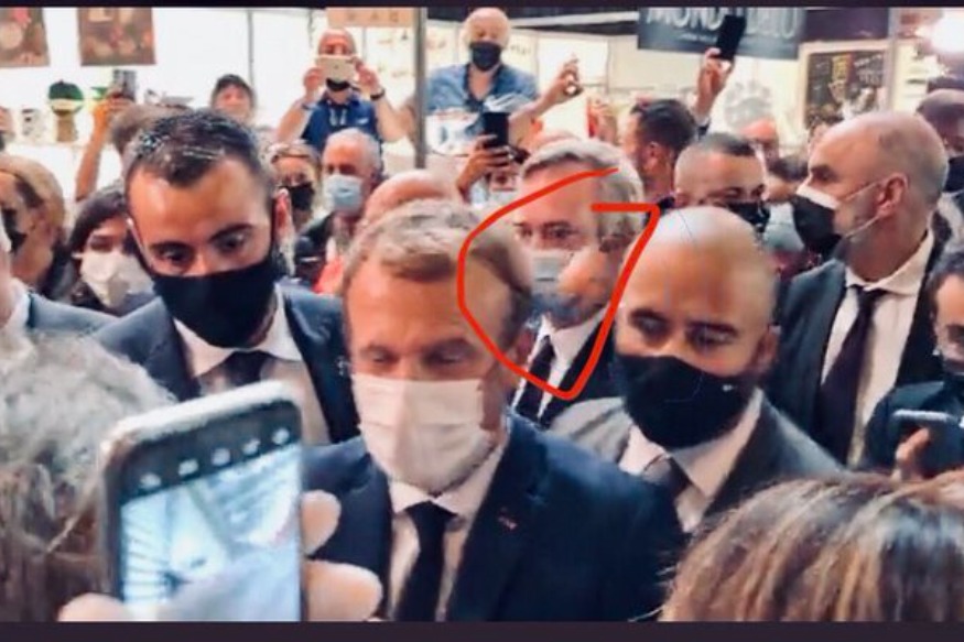 Emmanuel Macron victime d'un jet d'oeuf à Lyon VIDEO