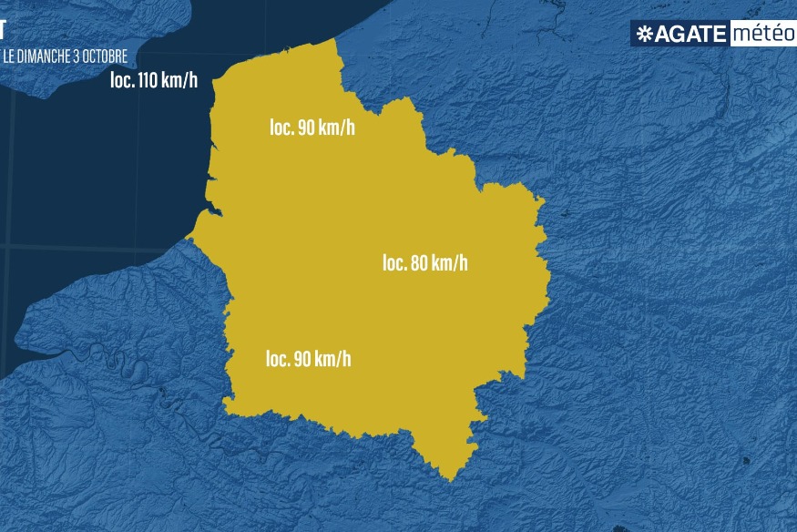 Vers un week-end très perturbé sur les Hauts-de-France - Agate France