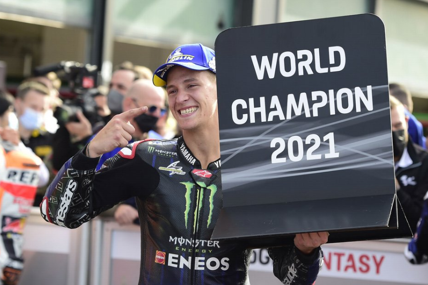 Fabio Quartararo est devenu ce week-end le 1er français champion du monde de MotoGP