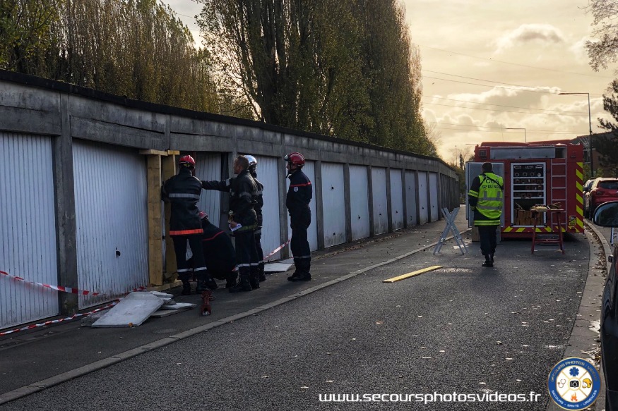 Des garages menacés d'effondrement