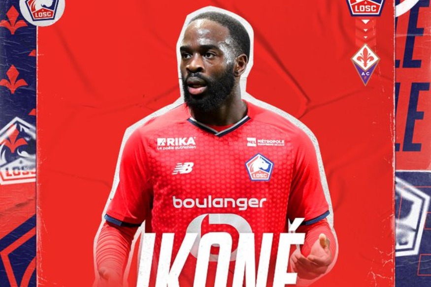 Le LOSC confirme le départ de Jonathan Ikoné