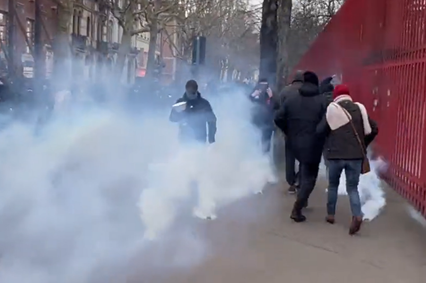 INCIDENTS dans Lille avec la venue de Zemmour  VIDEO