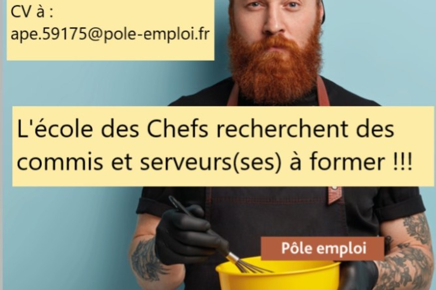 L'école des chefs à HAZEBROUCK recrute