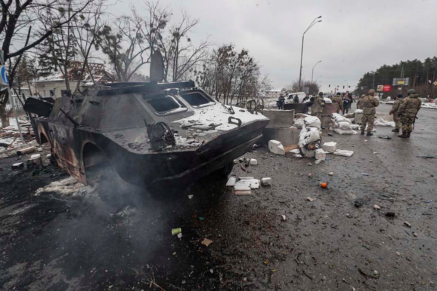 Une ville ukrainienne est tombée aux mains des russes