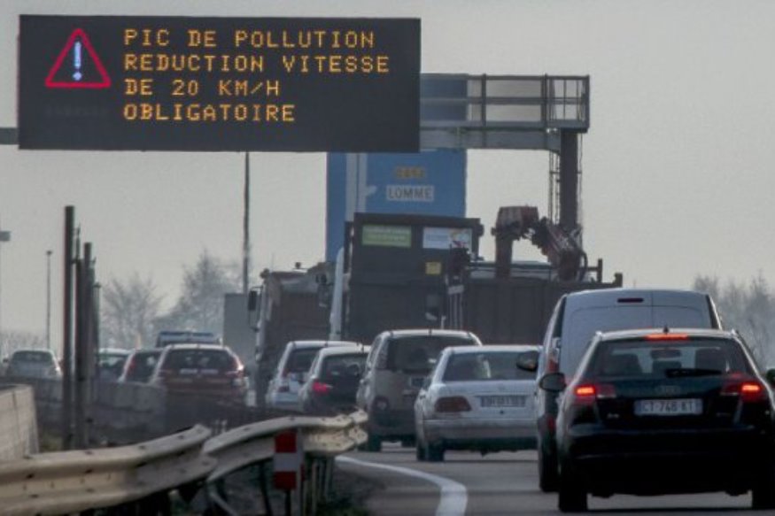 Pollution de l'air : vous devez réduire votre vitesse aujourd'hui !