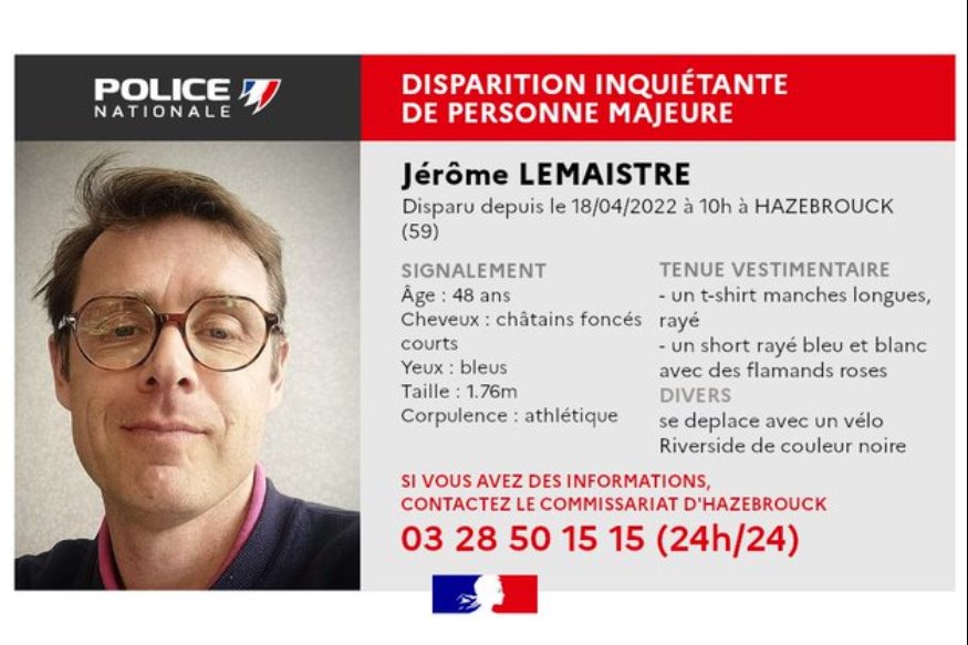 Disparition inquiétante dans le Nord