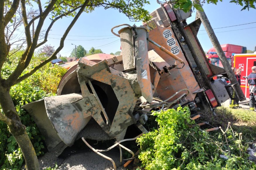 Accident impressionnant, hier à Wambrechies