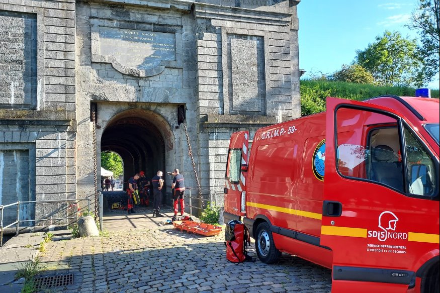 Intervention impressionnante des pompiers hier dans le Nord