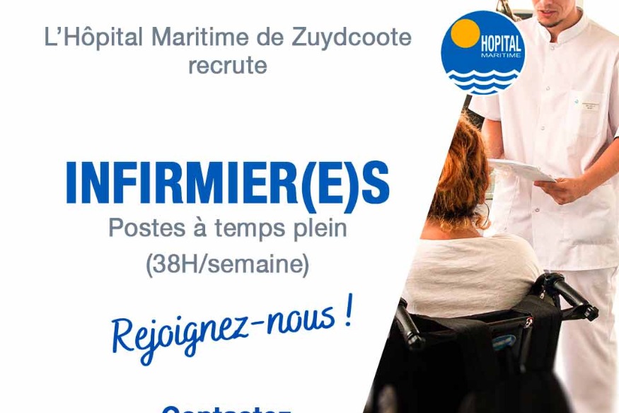 L'Hôpital Maritime de Zuydcoote  recrute