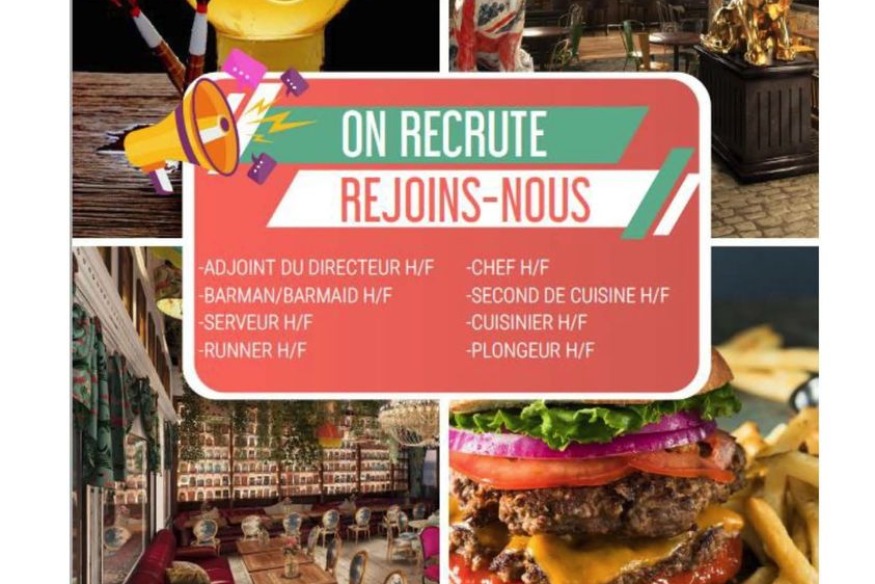 Le restaurant Fourchette et Fléchette à Lesquin recrute 28 personnes en CDI