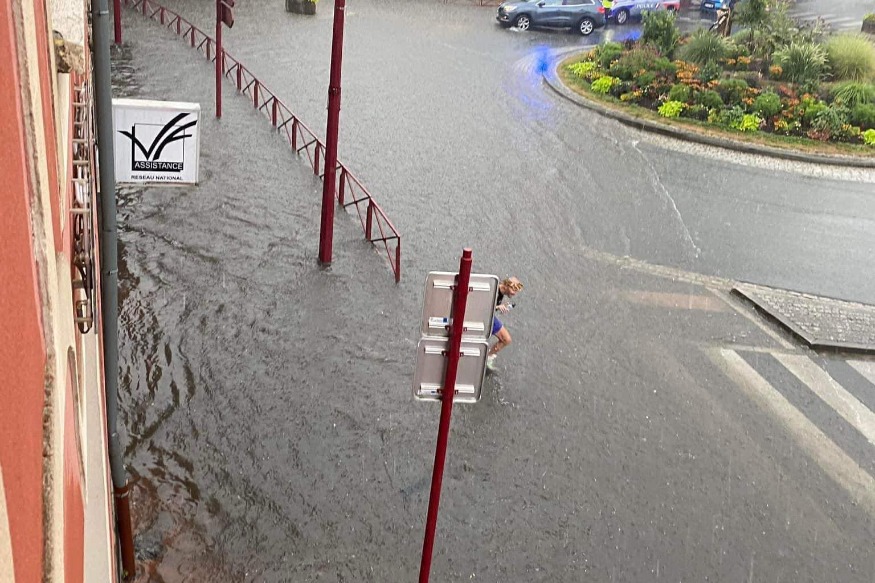 Des inondations hier soir à Hazebrouck