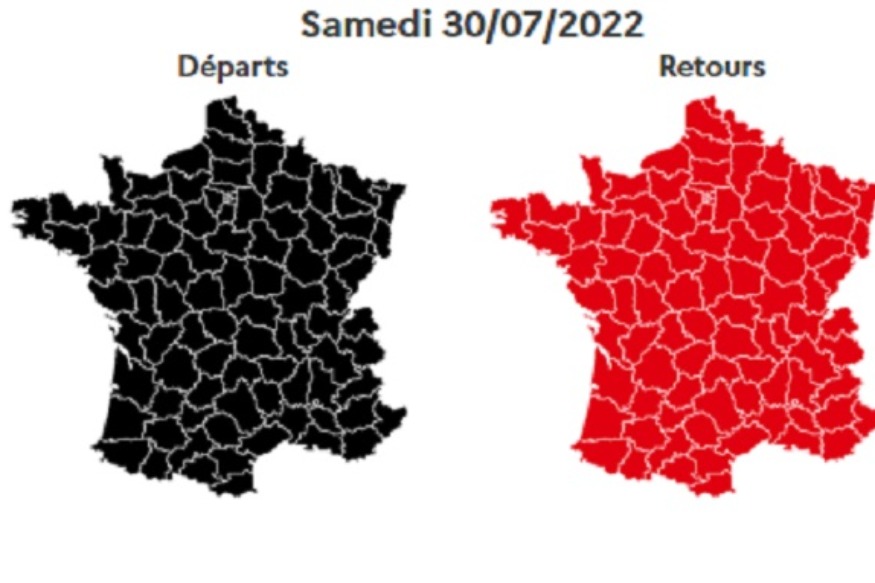 C'est le grand chassé croisé, ce week end  !