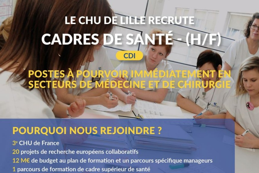 Le CHU de Lille recrute