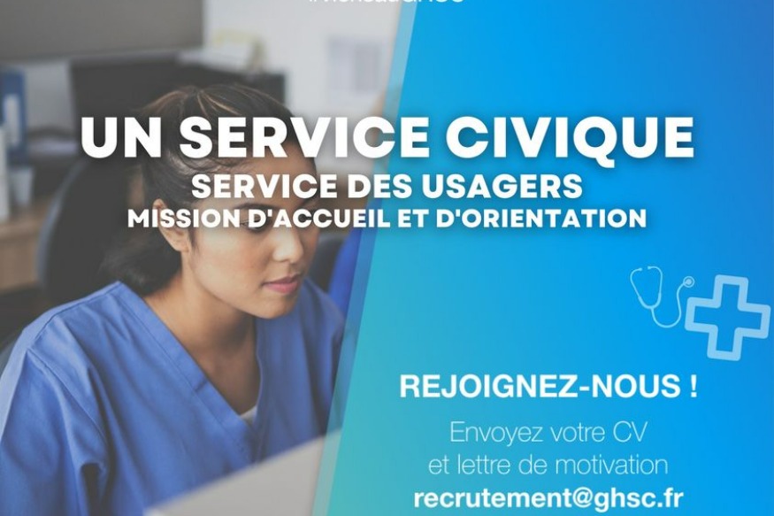 Le Groupe Hospitalier Seclin Carvin recrute un service civique