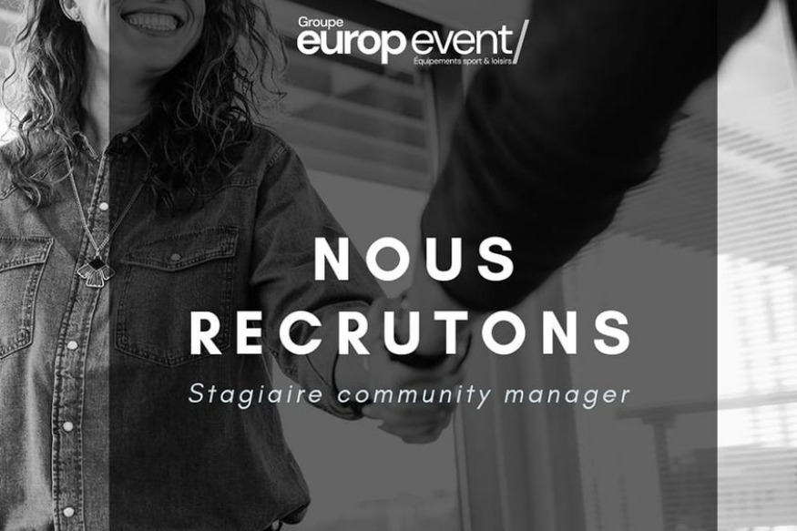 Le siège d'Europ Event recherche un(e) community manager en stage (3 à 6 mois) à Avelin