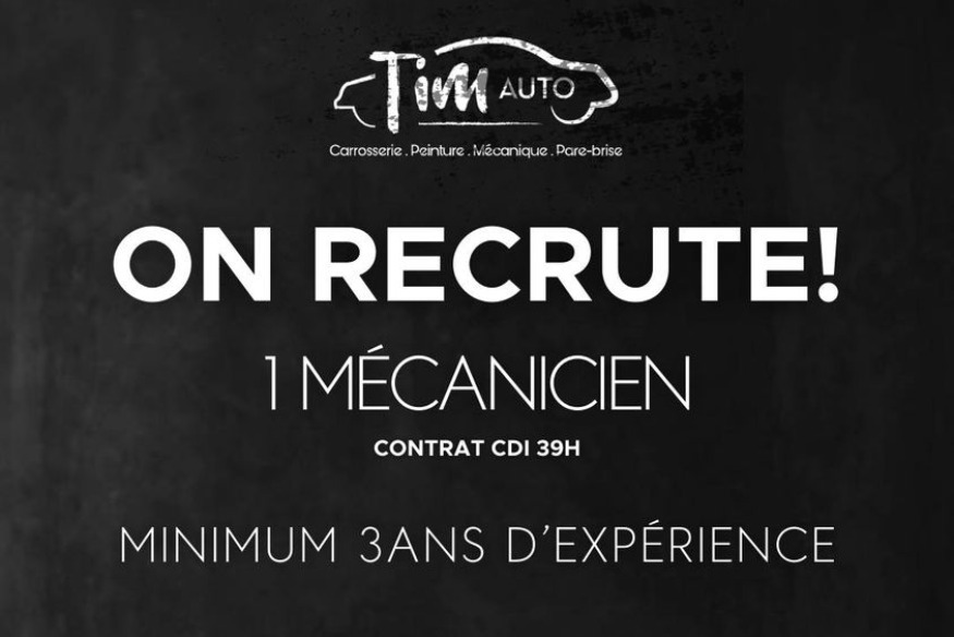 TIM AUTO recrute à Haillicourt : un mécanicien