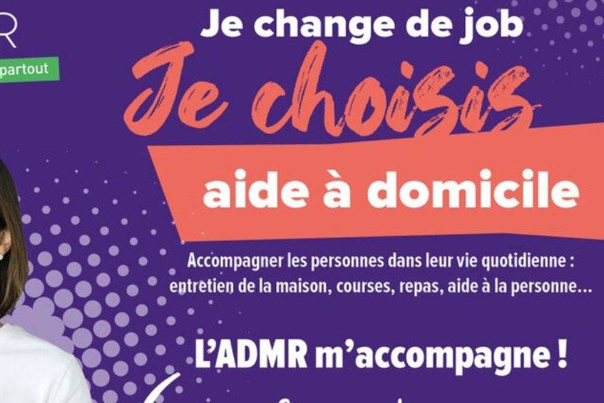 L'ADMR de Vimy recrute un aide ménager à domicile (h/f) à ANZIN ST AUBIN