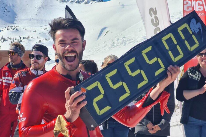 Un skieur français bat un record du monde !