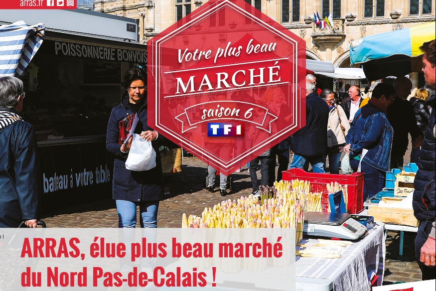 Le marché d'Arras élu une nouvelle fois "Plus beau marché du Nord Pas de Calais "