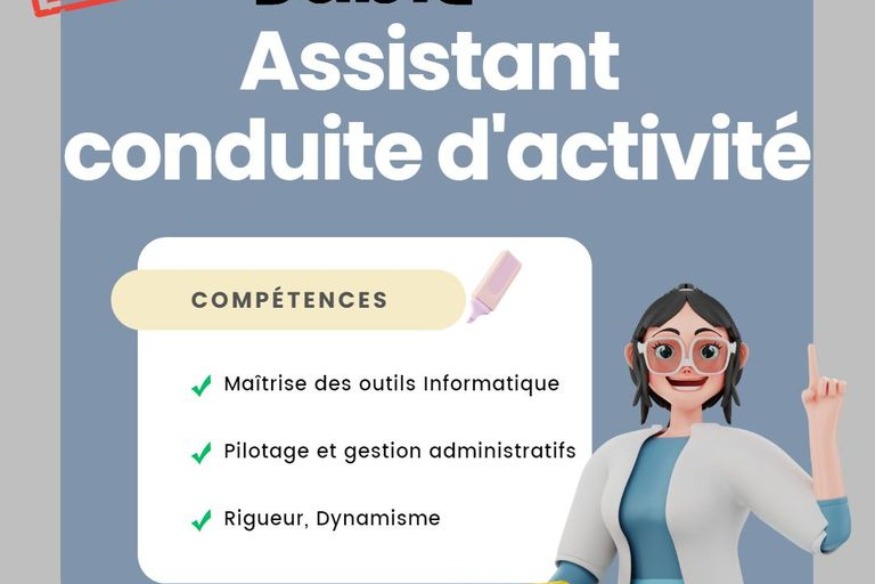 ASSISTANT(E) CONDUITE D'ACTIVITE -On recherche à Fretin