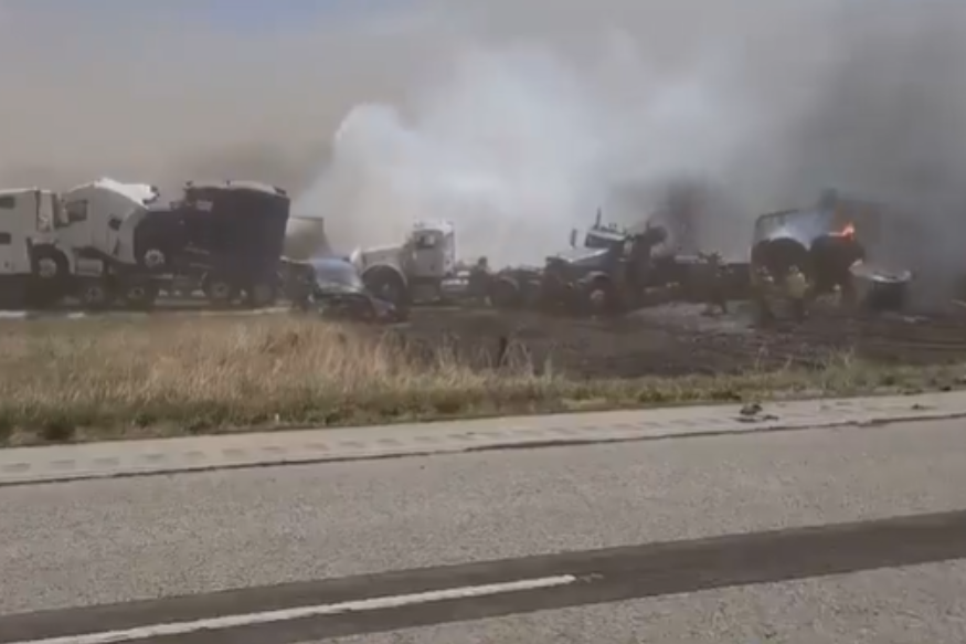 Carambolage impressionnant aux Etats Unis