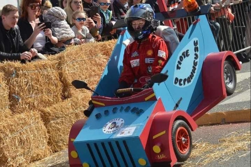 La fameuse course de Caisses à Savon qui se déroulera cette année à Embry au cœur de la Vallée de l’Embryenne ce dimanche 21 mai.