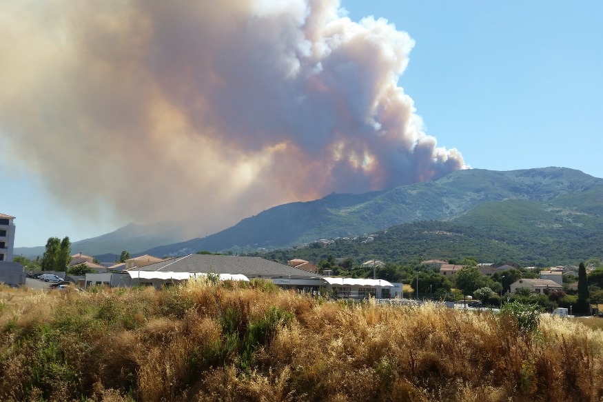 Un feu s'est déclaré hier en Haute Corse