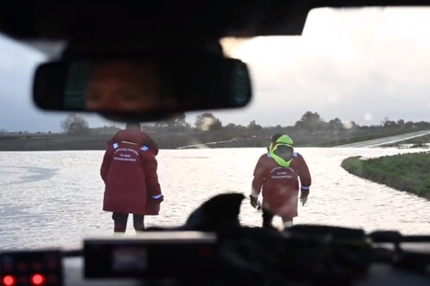 Des inondations également en Flandre