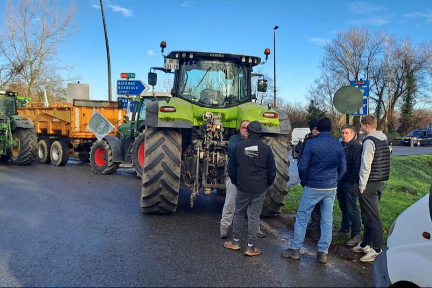 Nouvelle mobilisation des agriculteurs aujourd'hui