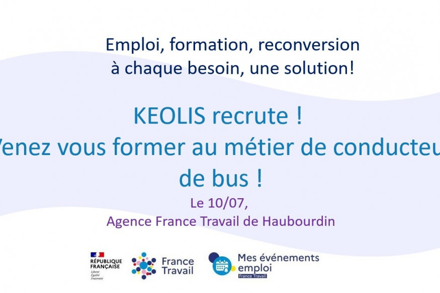 Keolis recrute des conducteurs de bus,