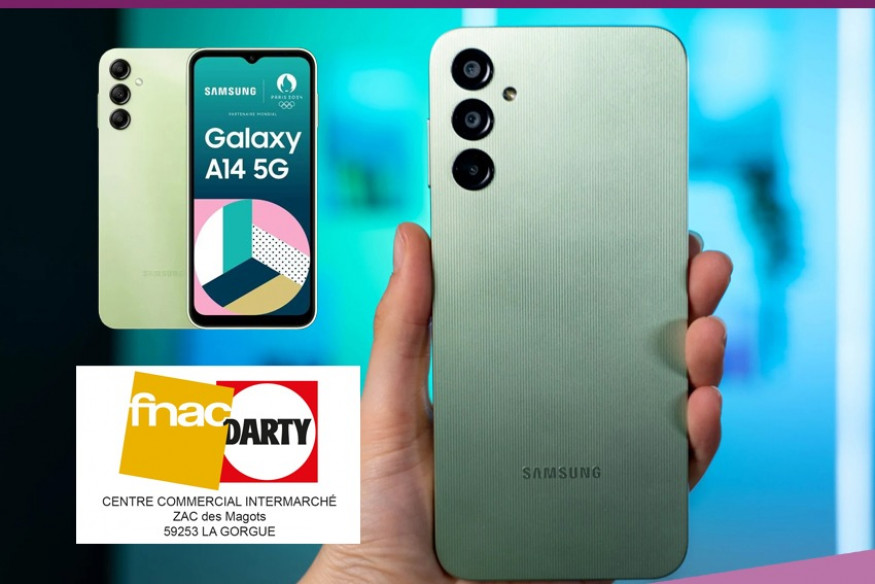 Gagnez votre SAMSUNG Galaxy A14 5G lime