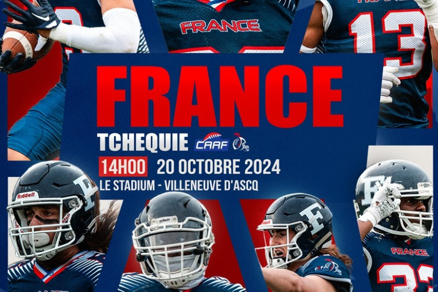 Un match international de foot américain ce week end dans la métropole lilloise !