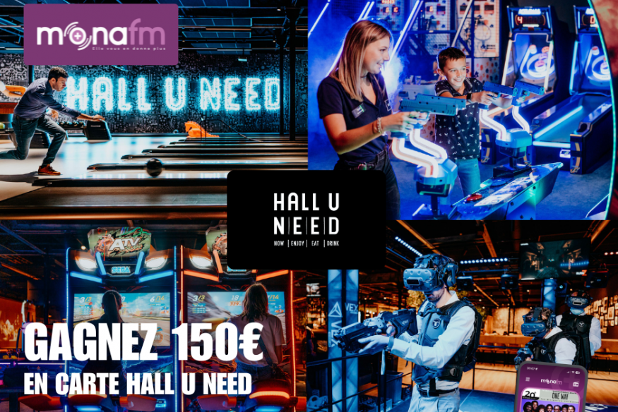 Gagnez des cartes HALL U NEED créditées de 150€