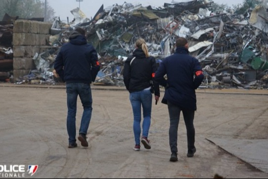 Une opération de contrôle des ferrailleurs organisée avec la police du Nord, la police belge et la gendarmerie nationale